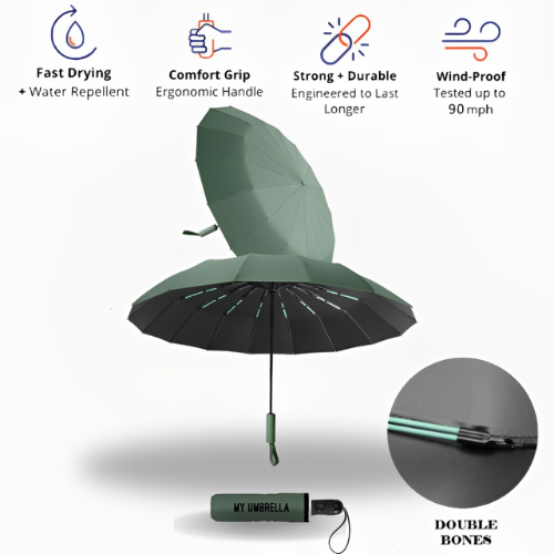 House Fit - Parapluie Vert Kaki
